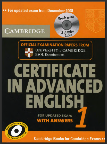 Certificate in Advanced English Library House