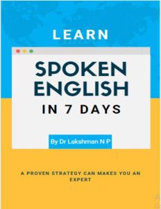 Learn spoken English in 7 days