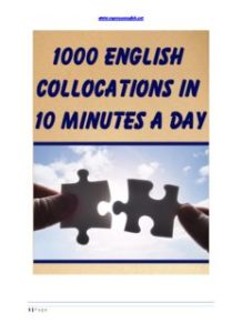 1000 English Collocations. in 10 Minutes a Day