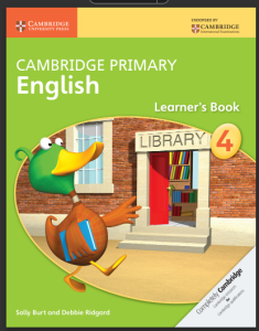 CAMBRIDGE PRIMARY English