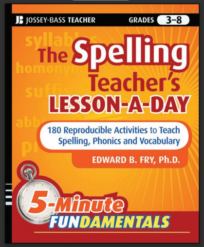 THE SPELLING TEACHERS LESSON A DAY